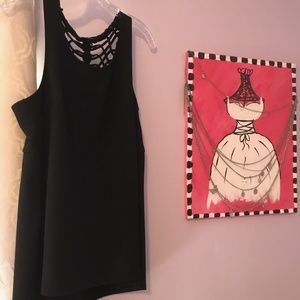 Torrid Cage Back High Low Top